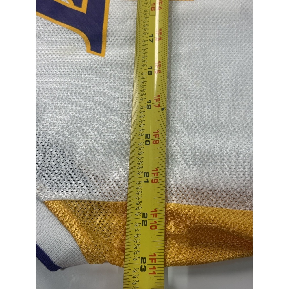 Adidas Basketball Jersey Mens L White Lakers Kobe Bryant 24 Swingman NBA - Picture 11 of 11